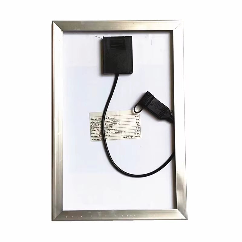 6V 6W 6V 12W Solar Panel Kit with Stabilizer 5V 2A Stable Output Solar Panels for Home Solar System Kit/Outdoor Power