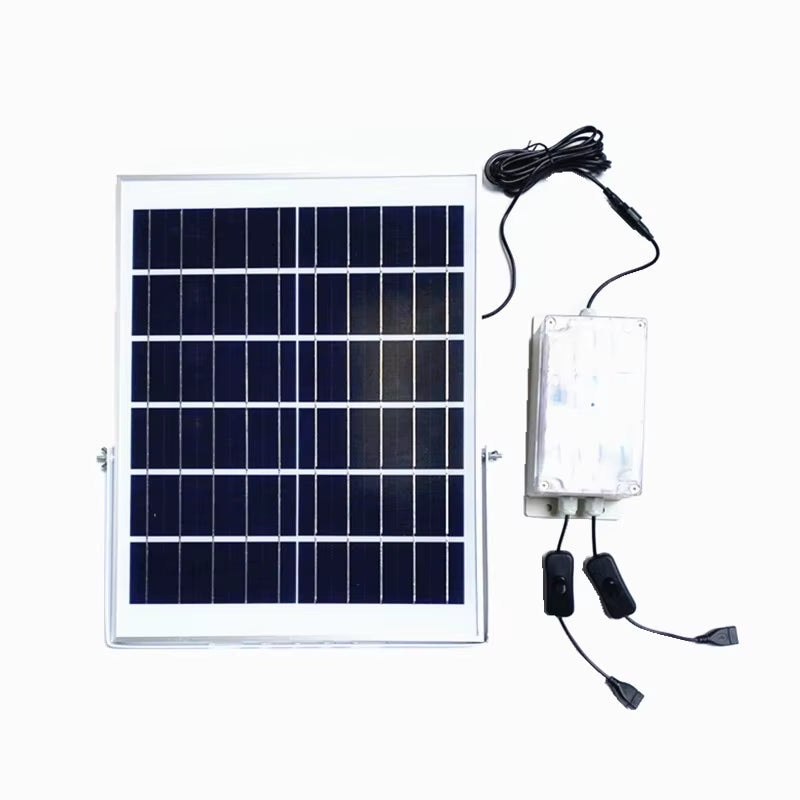 6V 6W 6V 12W Solar Panel Kit with Stabilizer 5V 2A Stable Output Solar Panels for Home Solar System Kit/Outdoor Power