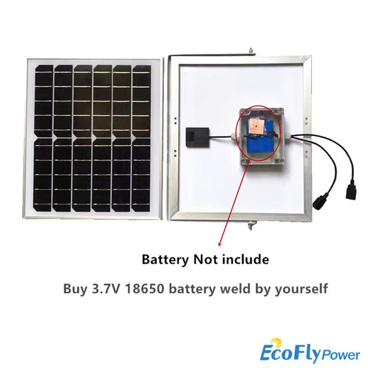 6V 6W 6V 12W Solar Panel Kit with Stabilizer 5V 2A Stable Output Solar Panels for Home Solar System Kit/Outdoor Power